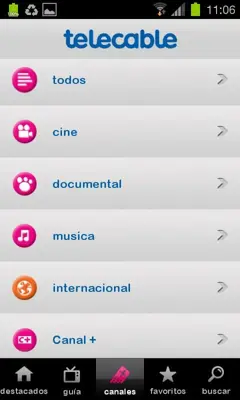 telecable TV android App screenshot 1